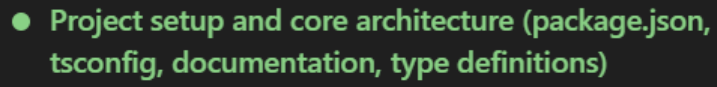 Completed todo item with green checkmark